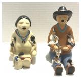 Rod Kuehrast Storyteller Native American Figurines