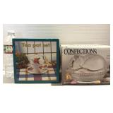 Cat Kitten Nesting Box & Floral Teapot for One