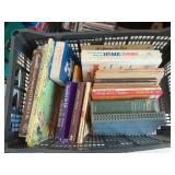 Plastic Crate Full of Books