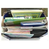 Box of Binders with Doll Pictures, Info, Etc.