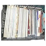 Plastic Crate Full of Magazines