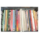 Plastic Crate Full of Books