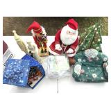 Christmas Box Lot Santa, Nutcracker, Etc.