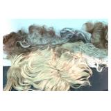 Box of Assorted Wigs for Dolls, Etc.