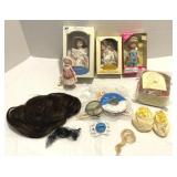 Glass Eye & Collectible Dolls, Ornament, Wigs, Etc