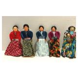 Navajo Cloth Storyteller & Native American Family