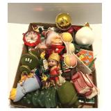 Box Full of Vintage Christmas Ornaments