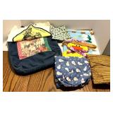Hand Sewing Bags/Totes, Duck Wallhanging, Etc.