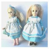 Effanbee 1976 Alice in Wonderland Dolls 11"