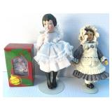 Porcelain Dolls & Effanbee Ornament