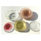 Pink Glass Plates, Yellow Depression Plates, Etc.