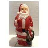 13" Santa Blow Mold w/Light Cord Empire