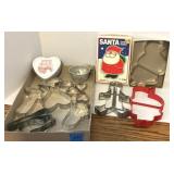 Assorted Vintage Metal Cookie Cutters