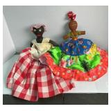 Handmade Black American Toaster Cover/Topsy Turvy