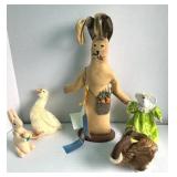 1st Place Ribbon Winning Handmade Rabbit & More