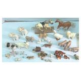 Assorted Mini Animal Figures Box Lot