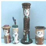 Ganz Bella Casa Hatpin Holders & Vase