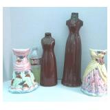 Box Lot of Ceramic Vases Dresses