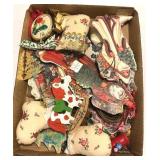 Box Full of Vintage Christmas Ornaments
