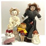 Handcrafted Dolls, Topsy Turvy, Sleeping Eyes, Etc