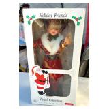 Vtg Holiday Friends Regal Collection Animated Doll