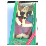 Vtg 26" Animated Santa Holiday Figure