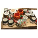 Mini Santa, Snowman, Reindeer, Pumpkin, Ghost Mugs