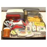 Odds and Ends Assortment Pinbacks, Cards, More