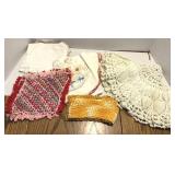 Crocheted & Embroidered Linens