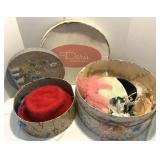 Hat Boxes with Assorted Hats