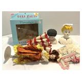 Porcelain Doll Parts & Dolls that need Repair