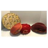 Hat Box with Assorted Hats