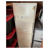 4 Drawer Filing Cabinet with Key