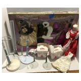 Vtg New in Box Clothes for Barbie Dolls, Stands