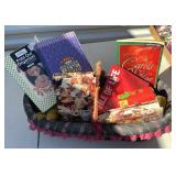 Basket with Notepads, Organizers, Magnets, Etc.