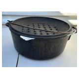 Cast Iron #501 Dutch Oven 10" x 4"