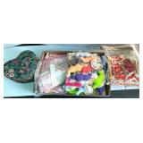 Craft and Doll Making Supplies Box Lot