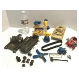 Vtg Model Tanks, Engine, Dozer Missing Parts As Is