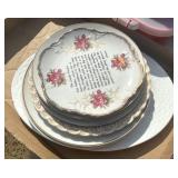 Assorted Kitchen Plates, Platter