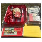 Vtg Christmas Cards in Old Boxes and More