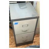 2 Drawer Metal Filing Cabinet
