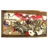 Assorted Jewelry Lot Earrings, Bracelet, Necklaces