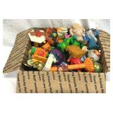 Box Full of McDonald's Happy Meal Toys