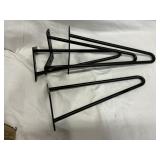 S/4 Wrought Iron Hairpin Table Legs 12'