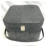 Black Vintage Vanity Case 14' x 12 1/4' X 8 1/4'