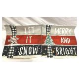 Christmas S/2 Pillow Covers 16'