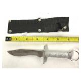 Stainless Steel Survival Knife w/Sheath 6' Long