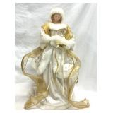 18' White & Gold Angel Tree Topper