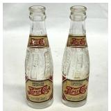 Pepsi-Cola 4 1/4' Tall Bottles