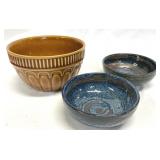 Small Mixing Bowl & Art Studio Pottery Bowls